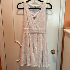 MINUET white lace skater dress! WORN ONCE 🤍☑️